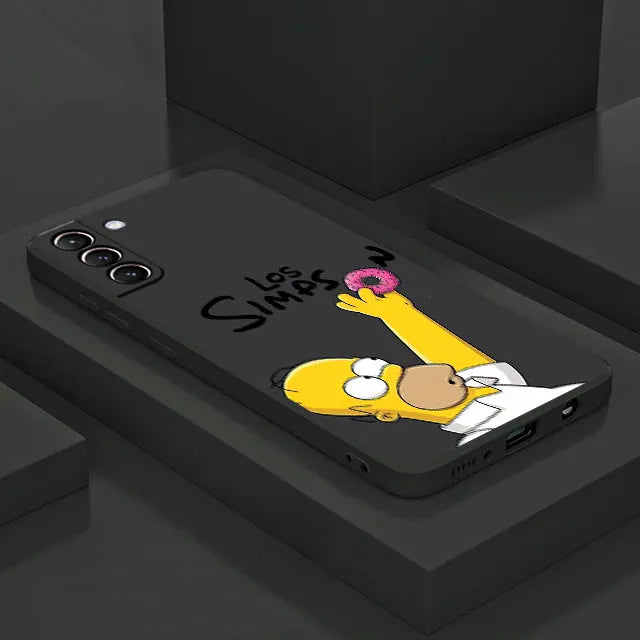 Homer Jay the Simpsons Cool Case for  Galaxy S23 Ultra S20 S9 S24 plus Note 10 20 S10E S22 S8 S21 FE Phone Cover Fundas