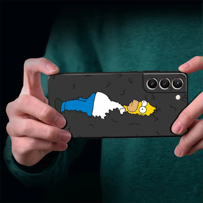 Homer Jay the Simpsons Cool Case for  Galaxy S23 Ultra S20 S9 S24 plus Note 10 20 S10E S22 S8 S21 FE Phone Cover Fundas