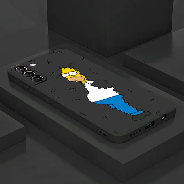 Homer Jay the Simpsons Cool Case for  Galaxy S23 Ultra S20 S9 S24 plus Note 10 20 S10E S22 S8 S21 FE Phone Cover Fundas